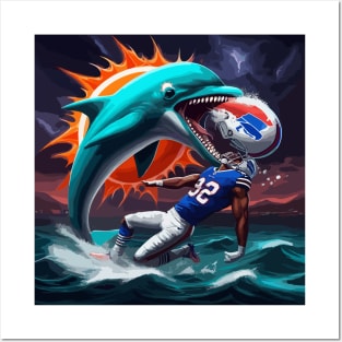 Miami dolphins team Posters and Art